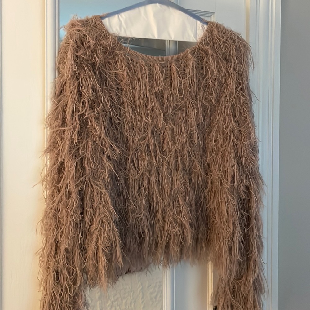 Feather Sweater SZ M